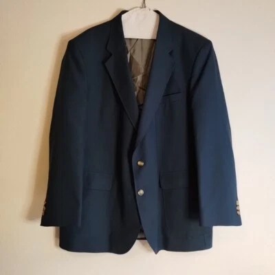 Chaqueta de traje azul para hombre John Blair talla 46-2 Foto 1 de 4