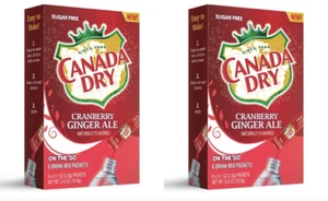 2er-Pack Kanada Trocken Cranberry Ingwer Ale Getränk Mix Set VERSAND AM SELBEN TAG - Bild 1 von 5