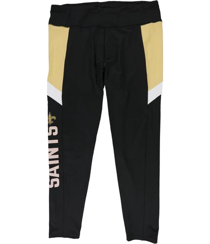NFL Womens New Orleans Saints Compression Athletic Pants, Black, XX-Large Cover