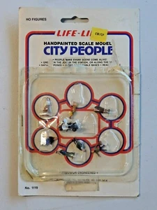 Modellino ferroviario HO realistico vintage dipinto a mano gente di città 1119 in confezione - Foto 1 di 5