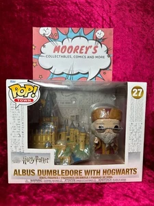Harry Potter Hogwarts with Albus Dumbledore Pop! Vinyl Figure Town #27 - Picture 1 of 7