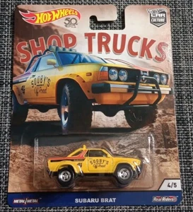 HOT WHEELS VHTF 2018 CAR CULTURE SHOP TRUCKS SERIES SUBARU BRAT Real Riders - Picture 1 of 6