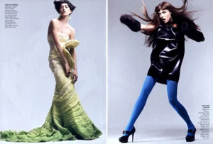 2007 McDean Raquel Zimmermann Coco Rocha MAGAZINE EDITORIAL - New Sensations - Picture 1 of 8