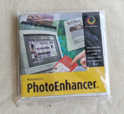 Vintage 1997 Software PictureWorks PhotoEnhancer - vintage, retro Windows & Mac - Image 1 of 4