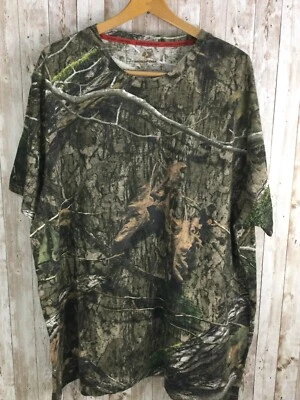 Mossy Oak Camo Classics Short Sleeve T-Shirt Mens 3XL Camo Hunting Scent Control - Image 1 of 4