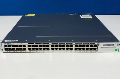 Cisco C3750X-48T-L 48 Port Switch - Image 1 of 2