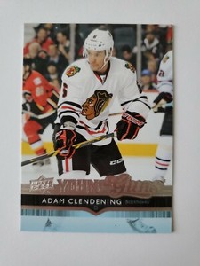 2014-15 UPPER DECK YOUNG GUNS 481 Adam Clendening ROOKIE RC
