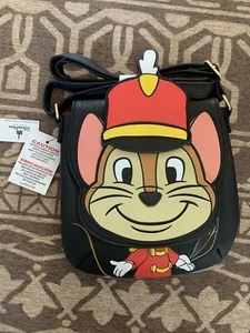 Disney Parks Loungefly Timothy From Dumbo Crossbody Purse Bag New With Tags - Picture 1 of 10