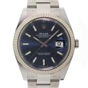 ROLEX Datejust 41 126334 Blue Oyster Warranty 2019 Box/Paper - Picture 1 of 24