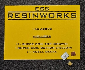 Modell Accel Super Coil Ess Resinworks 146-ASCV2 im Maßstab 1:24 farbig mit Aufkleber - Bild 1 von 3