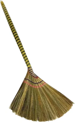 M.V. TRADING One Vietnamese Soft Fan (Straw) Broom – 40 Inch Traditional Handcrafted