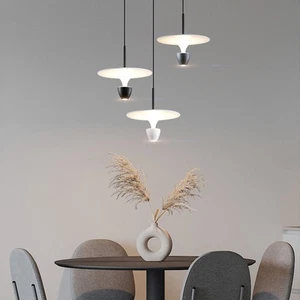 LED Retractable Pendant Light Pulley Adjust Height Chandelier Lamp Fixture 3CCT - Picture 1 of 34
