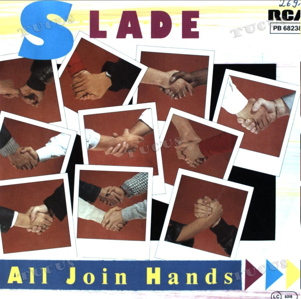 Slade - All Join Hands / Here's To... 7in (VG+/VG+) '* - Image 1 of 1