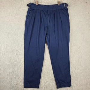Todd Snyder Pants Mens 36x28 Gurkha Italian Cotton Belted Chino Trouser Pleated - Picture 1 of 11