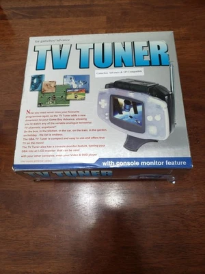 Nintendo Gameboy Advance & SP GBA TV TUNER & Color Video Monitor - ULTRA RARE - Image 1 of 4
