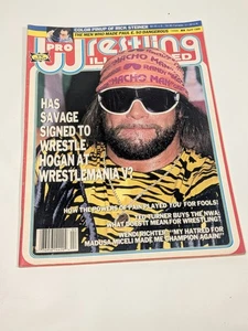 1989 (APR) Pro Wrestling Illustrated Nice GOOD+ Condition - Picture 1 of 8