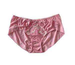 US-L/JP-3L Japanese Brand Wacoal High Quality Smooth Nylon Lace Trim Panties - Picture 1 of 8