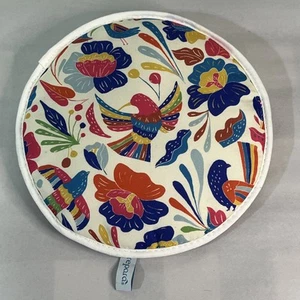 World Market Prepara Tortilla Warmer Pouch 10.5" Oaxaca Fabric Colorful Folk Art - Picture 1 of 4