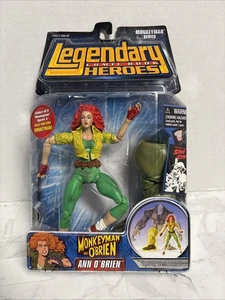 Legendary Comic Book Heroes ANN O'BRIEN ToyBiz 6" Monkeyman BAF Figura Nuovo - Foto 1 di 9