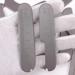 1 par de básculas de mango de cuchillo de titanio para navajas suizas Victorinox 91MM - Imagen 1 de 2