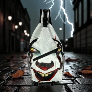 Pennywise "IT" Halloween Bolso Bandolera/Mochila NUEVO Stephen King - Imagen 1 de 5