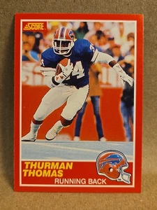 1989 Score Football #211 Thurman Thomas Rookie Buffalo Bills NFL HOF NM-MT  - Picture 1 of 4