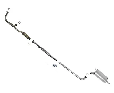 Rear Converter Resonator & Muffler For Toyota Solara 99-02 V6 CALIFORNIA EMI. - Image 1 of 4
