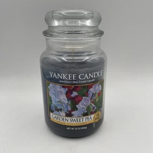 Yankee Candle Garden Sweet Pea 2010 pour large jar 22 oz - Picture 1 of 7