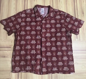 Camisa Abotonada Pub Rosa y Corona Parques Disney Epcot 3XL Campamento - Imagen 1 de 4
