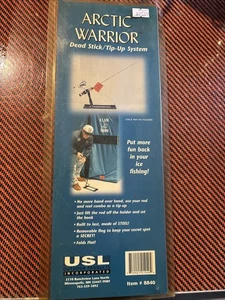 Vintage Arctic Warrior Tip Up Made In USA Neu Best Crappie Panfish Dead Stick - Bild 1 von 5