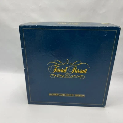 Trivial Pursuit Master Game Genus Edition Board Game Parker 1983 Blue Box 2–36 - Image 1 of 4