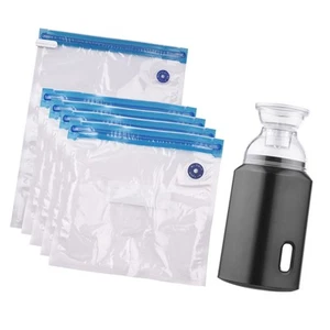 Electric Pump With Vacuum Storage Bags With USB Cable 5 Storage Bags AU - Picture 1 of 12