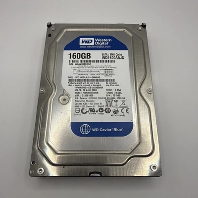 Western Digital 160GB 3.5" Internal SATA Hard Drive WD1600AAJS 7200RPM - Image 1 of 3