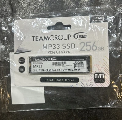 Team Group MP33 M.2 2280 256 ГБ PCIe 3.0 x4 с внутренним твердотельным накопителем NVMe 1.3 3D NAND - Изображение 1 из 3