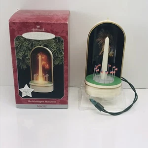 Hallmark Ornament The Washington Monument Flashing Light & Sound New 1998 - Picture 1 of 12