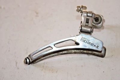 Suntour Cyclone M-II Double Front Derailleur 28.6 Clamp-On 2x9 Road USA Shipping - Image 1 of 4