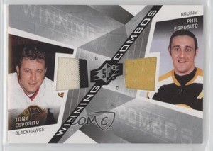 2008-09 SPx Winning Combos Tony Esposito Phil Esposito #WC-EE HOF