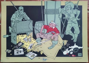 EXEM - Sérigraphie ZINZIN : LE SECRET DE LA LICORNE - Raspoutine - Picture 1 of 1