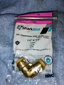 Sharkbite Pex/Copper/CPVC/Pe-rt 1/2IN X 1/2IN Elbow 818072 Push To Fit Quantity - Picture 1 of 3