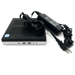 HP 800 G3 Mini PC Intel i5-7th G,/ 16GB RAM/ 256GB SSD Windows 10Pro/ AC Adopter - Picture 1 of 5