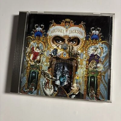 Michael Jackson – Dangerous (CD, 1991) esca-5500 Japan - Photo 1/4