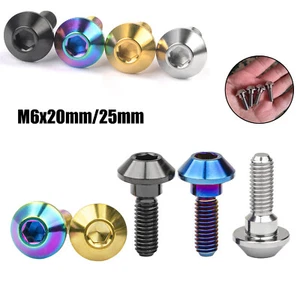 Titan M6x20/25mm Schirm Sechskantschraube zur Befestigung Motorrad Bremsscheibe - Bild 1 von 14