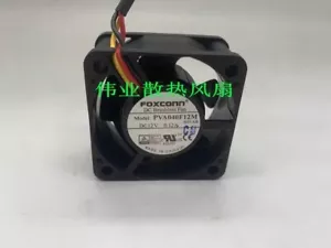 FOXCONN PVA040F12M 12V 0.12A 4020 4CM 3-Wire Dual Ball Cooling Fan - Picture 1 of 4