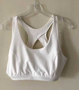 TEK GEAR SPORTS BRA WHITE SIZE XL - Picture 1 of 2