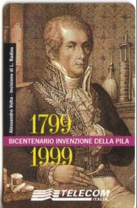 1999 -  ITALIA  - LOTTO/583 - TELECOM -  INVENZIONE DELLA PILA - NUOVA - Picture 1 of 1