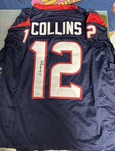 Nico Collins Signed Custom Jersey Texans JSA COA - Picture 1 of 3