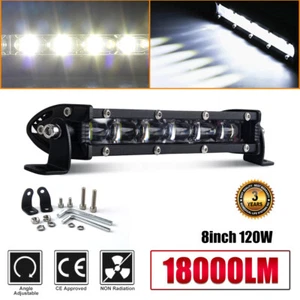 7'' 120W Spot Flood LED Work Light Bar Lamp Driving Fog Offroad SUV 4WD Truck - Picture 1 of 12