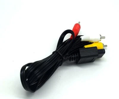 AV RCA Video Audio Lead Scart Cable for Nintendo 64 N64 SNES GameCube Console - Image 1 of 4