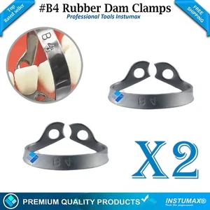 Dental Rubber Dam Clamps B4 Anterior Molar Clamp Endodontic Surgical Instruments - Picture 1 of 2
