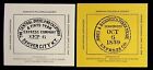 Central Overland California Pikes Peak Poster Stamps Denver Convention 1948